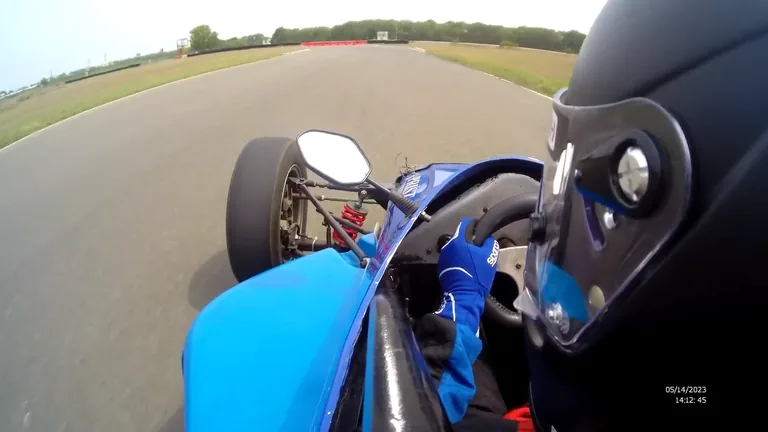 Onboard evidence for Turn 13