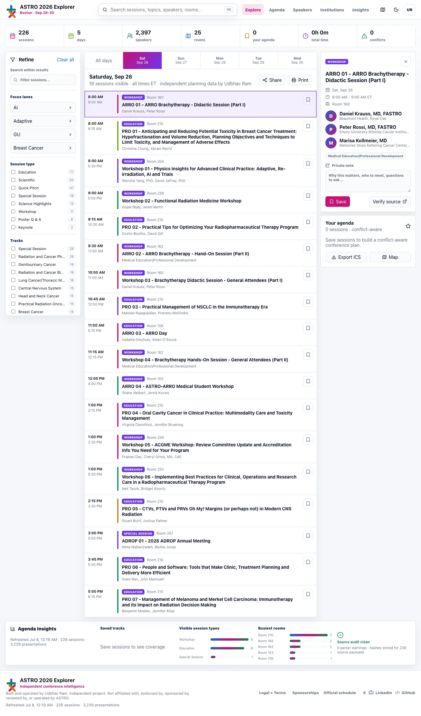 OncoScout2026 interface preview
